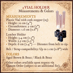 Leather Potion Vial Holder