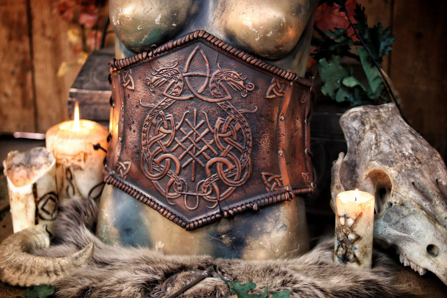 Viking Dragon Knot Underbust