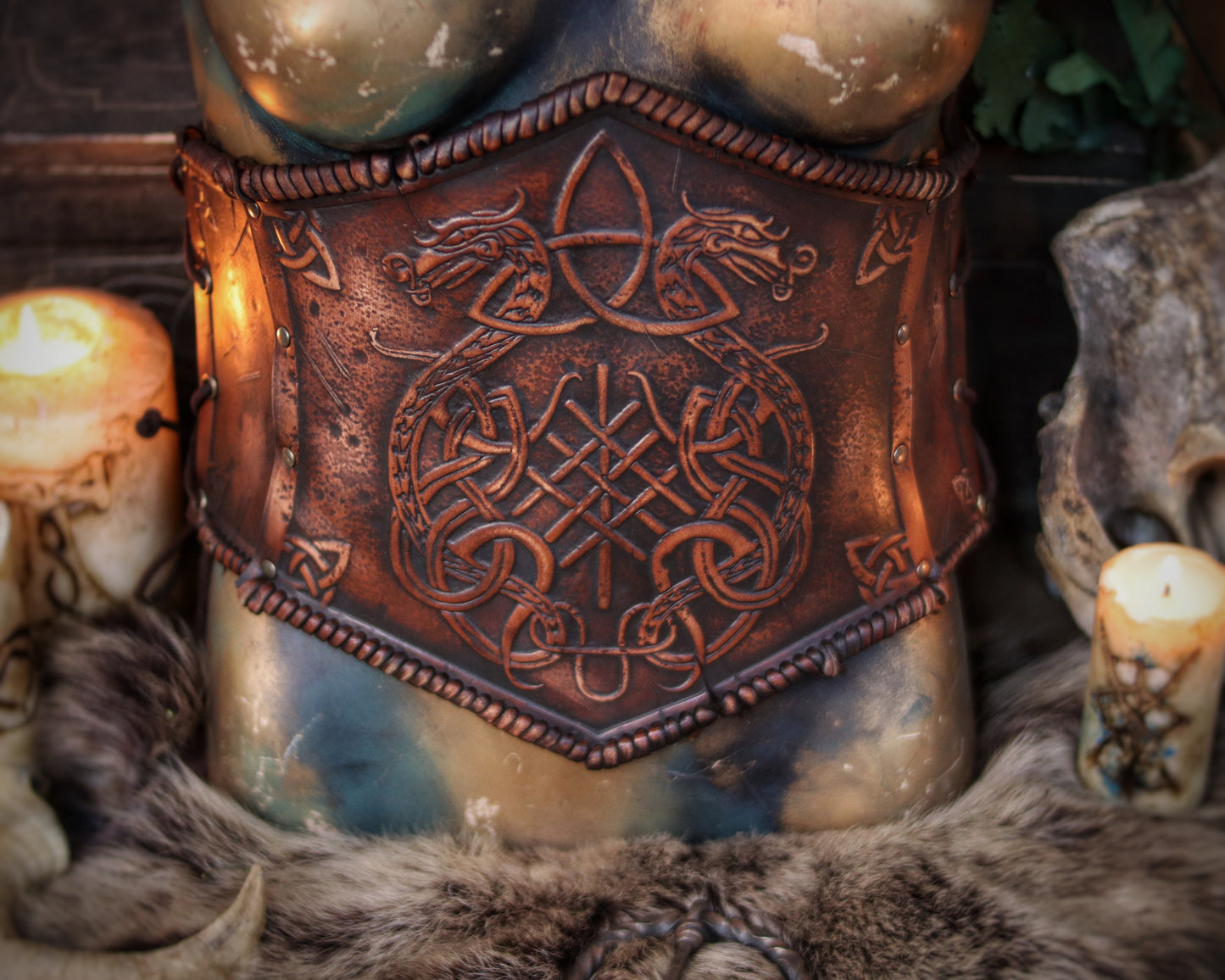 Viking Dragon Knot Underbust