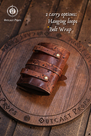 Barbarian Leather Belt Pouch