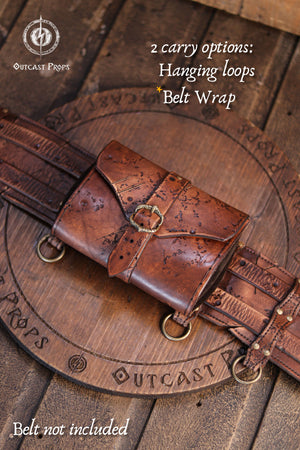 Barbarian Leather Belt Pouch