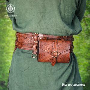 Barbarian Leather Belt Pouch