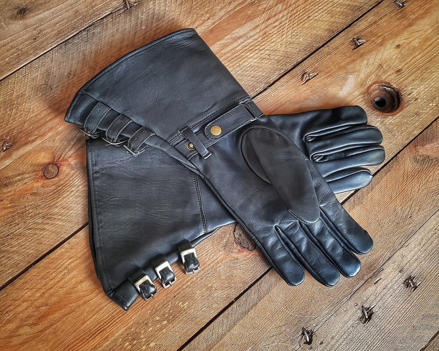 Swordman leather gloves