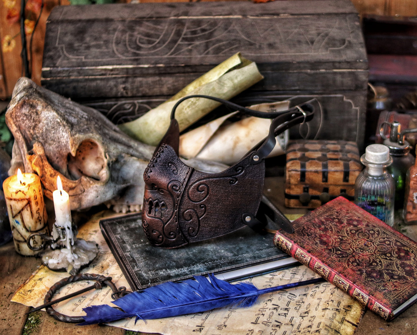 Death Wizard Leather Mask M1