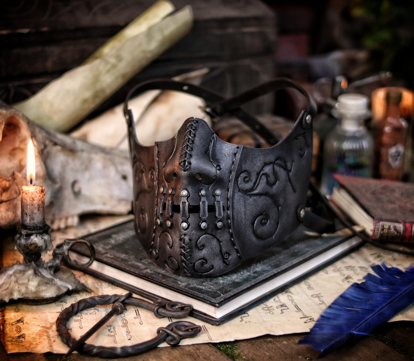 Death Wizard Leather Mask M2