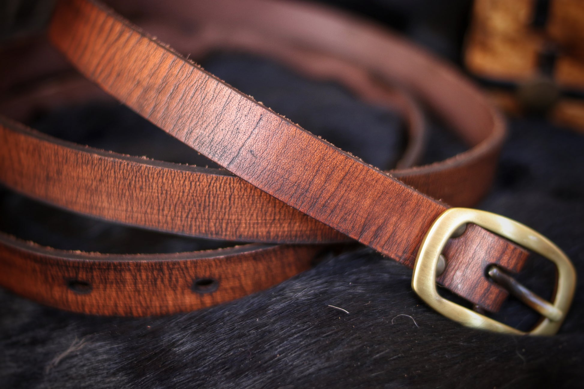 20 Plain leather belt