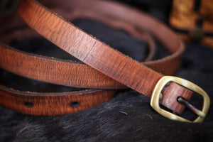 20 Plain leather belt