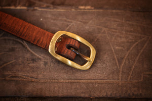 20 Plain leather belt