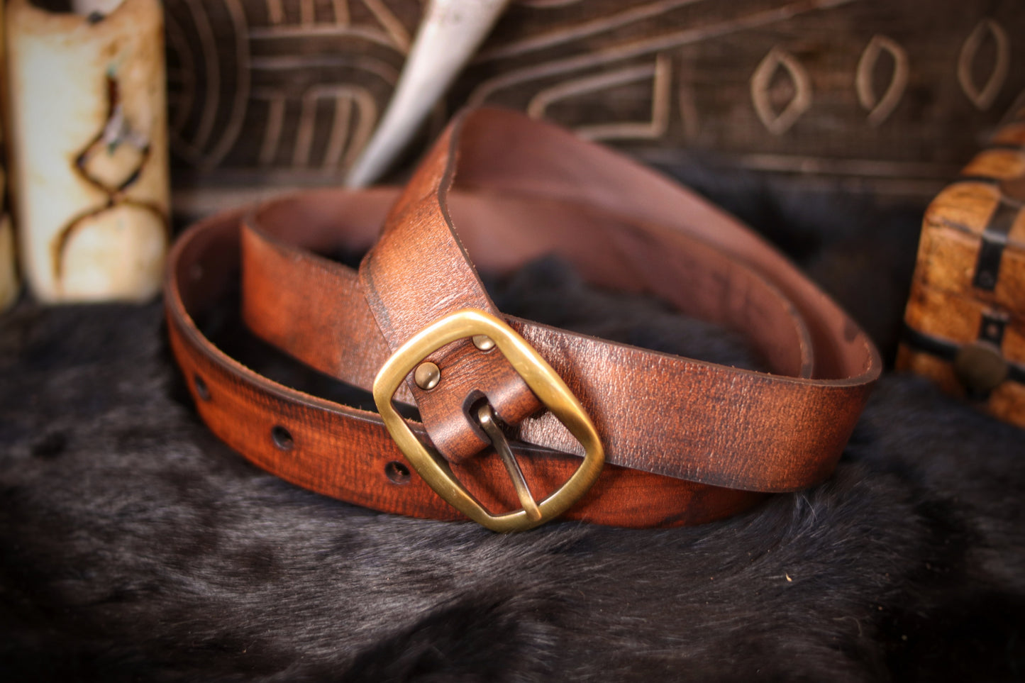 30 Plain leather belt