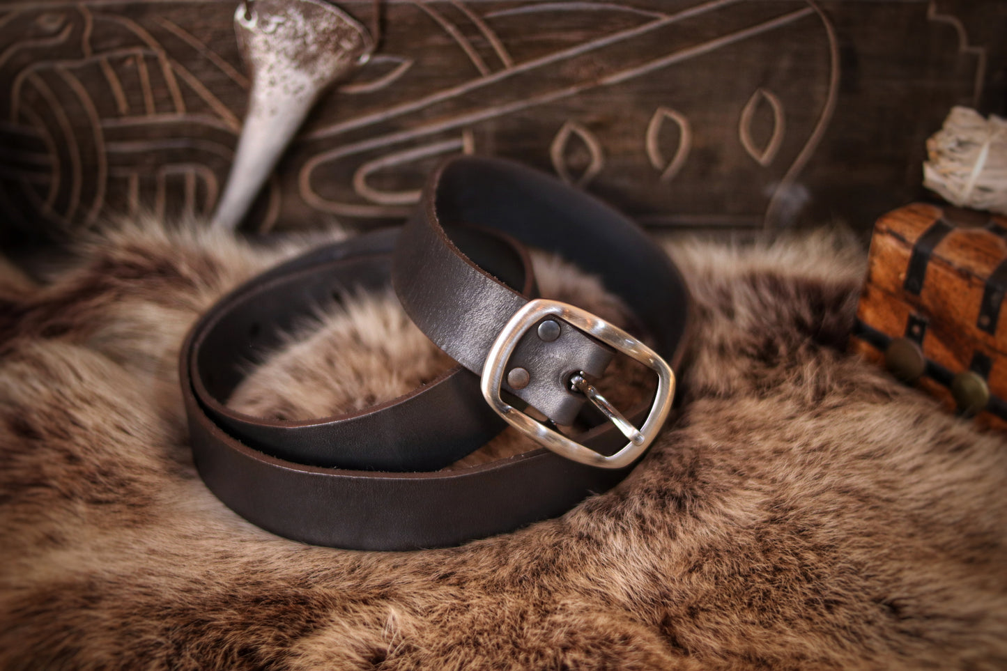 30 Plain leather belt