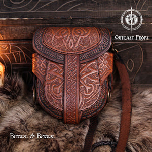 Celtic Leather Bag