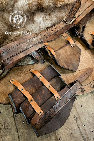 Barbarian Leather Tassets