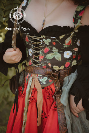 Floral Long Belt O Ring
