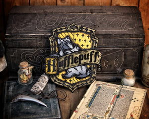 House Hufflepuff Wood Sign