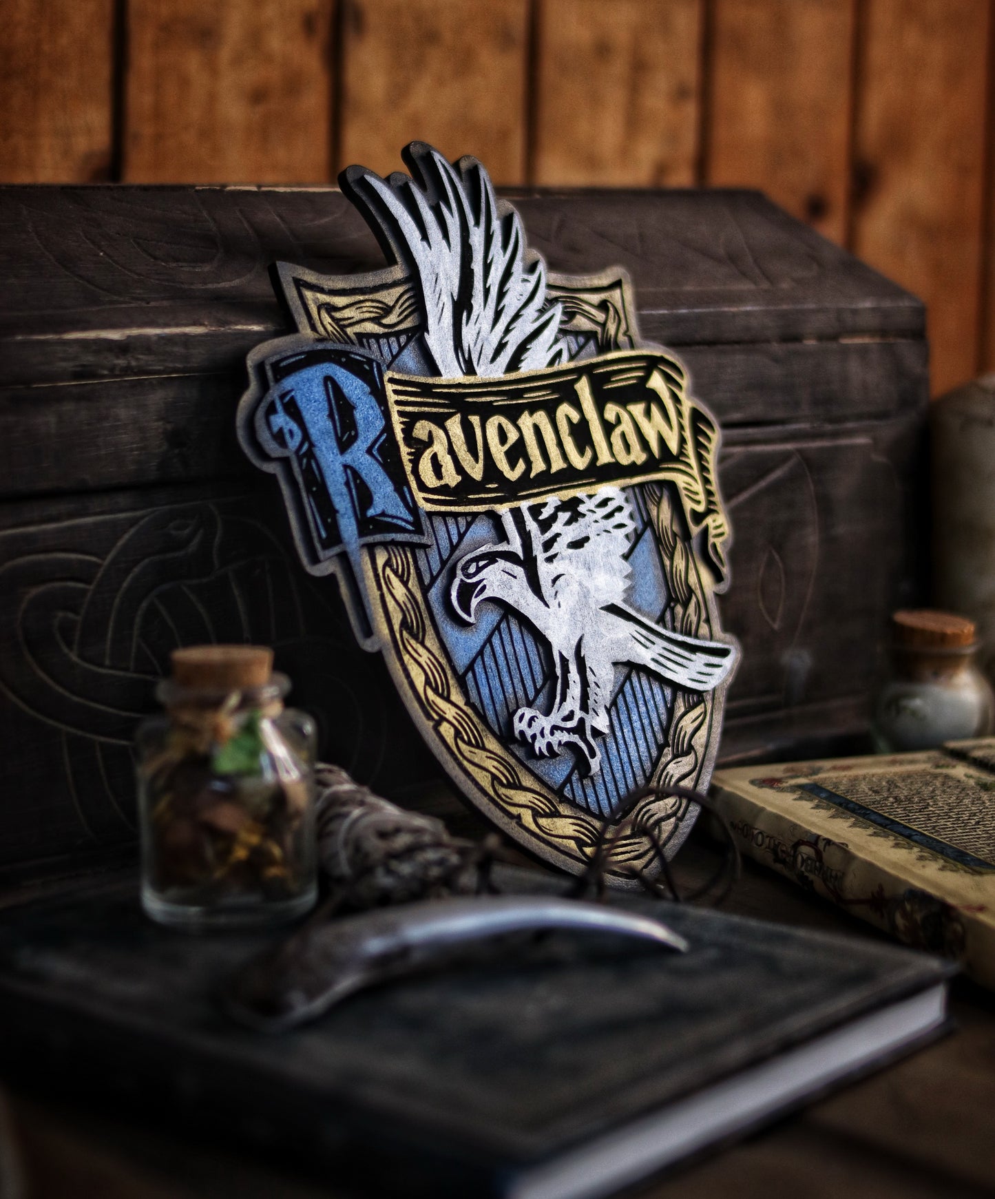 House Ravenclaw Wood Sign