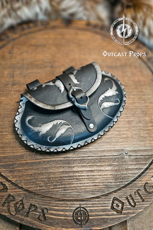 Leather Floral Pear Bag