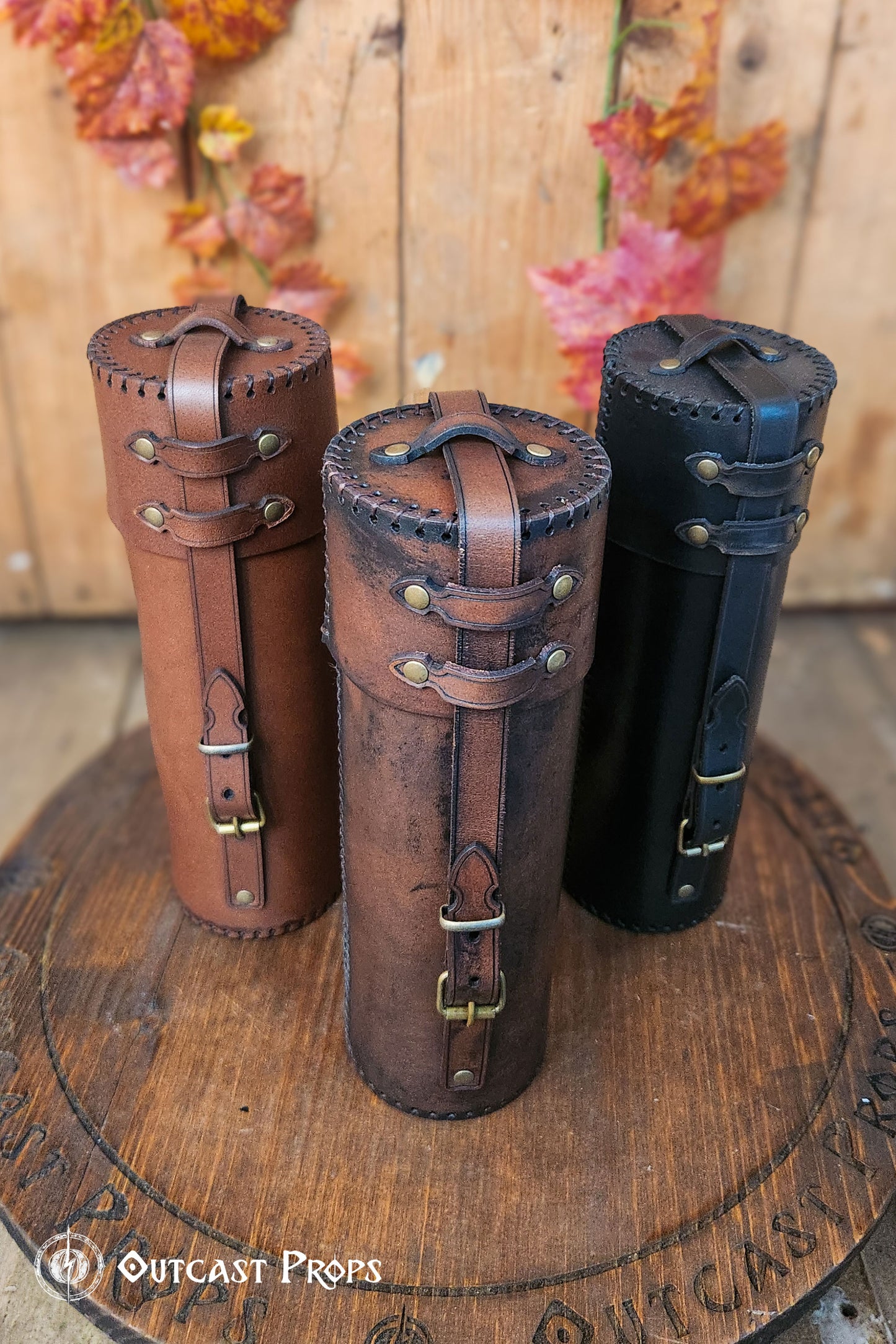 Leather Scroll Case