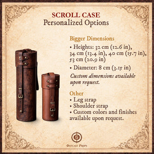 Leather Scroll Case