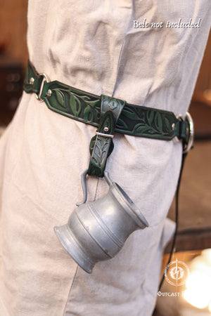 Floral Leather Mug Holder