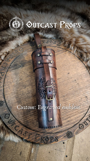 Leather Scroll Case