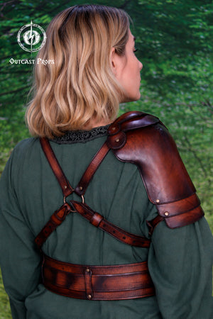 Shoulder Pauldron Dagger X Harness