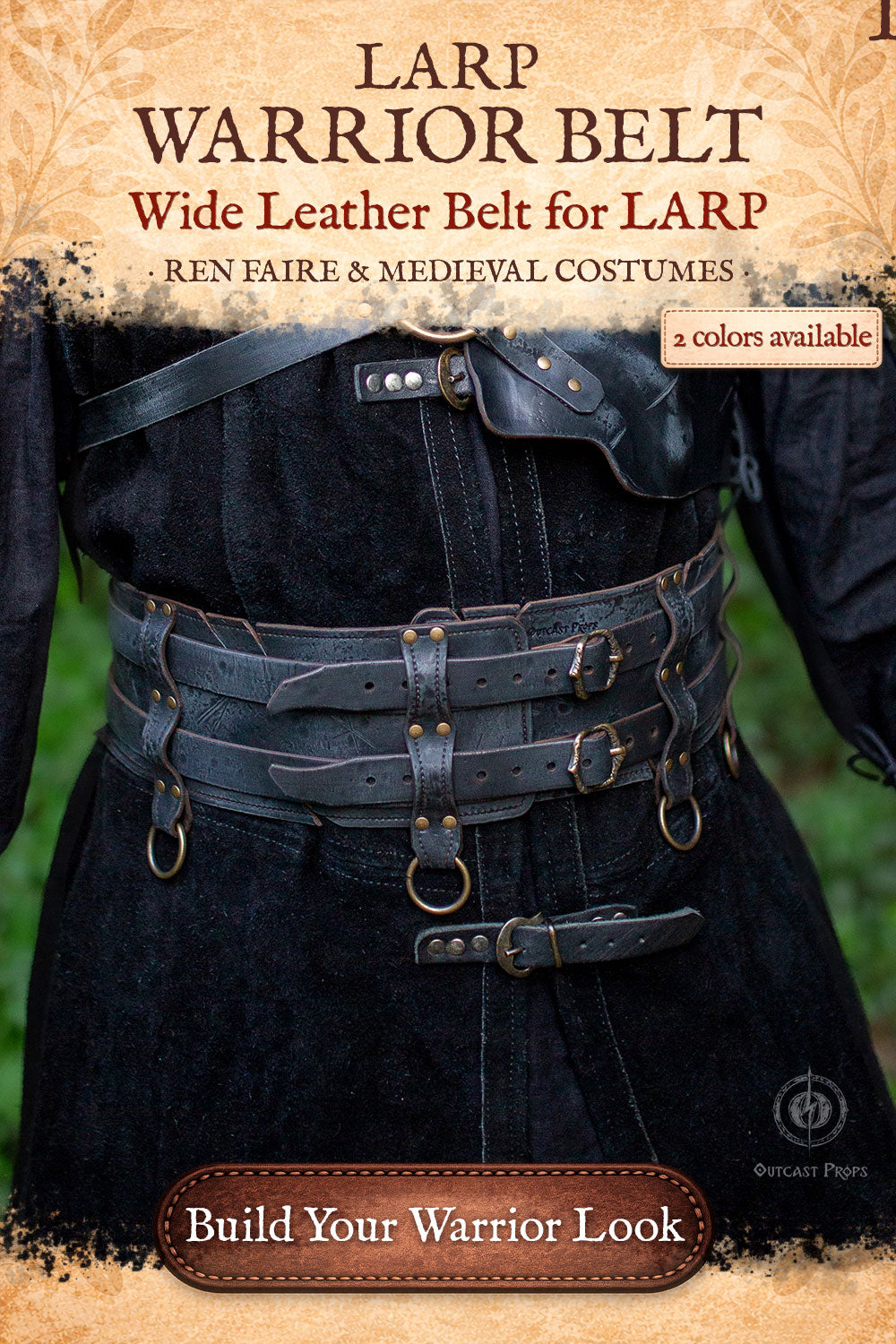 Pirate Veteran Leather Belt