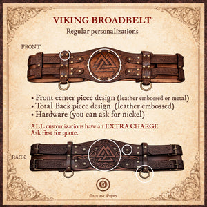 Viking Valknut Broadbelt