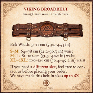 Viking Valknut Broadbelt