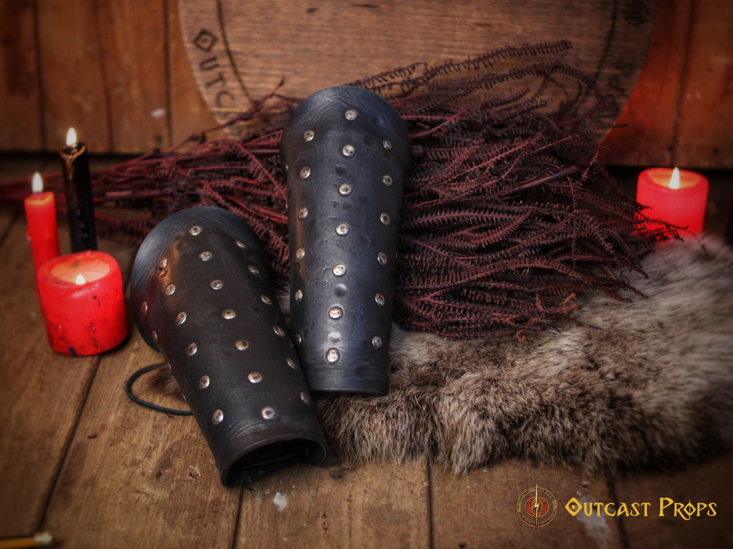 Vikingard Studded leather Bracers