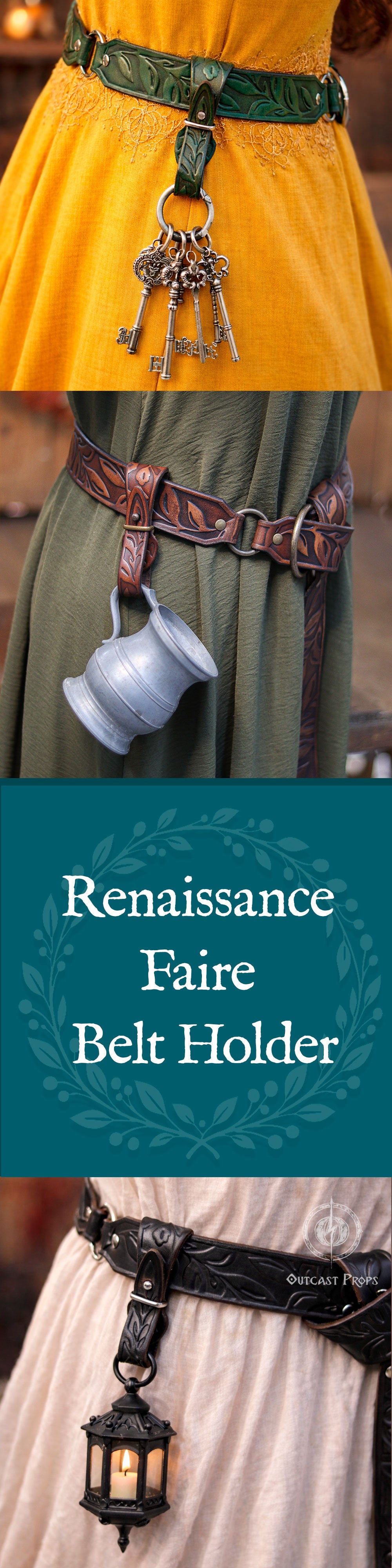 Floral Leather Mug Holder