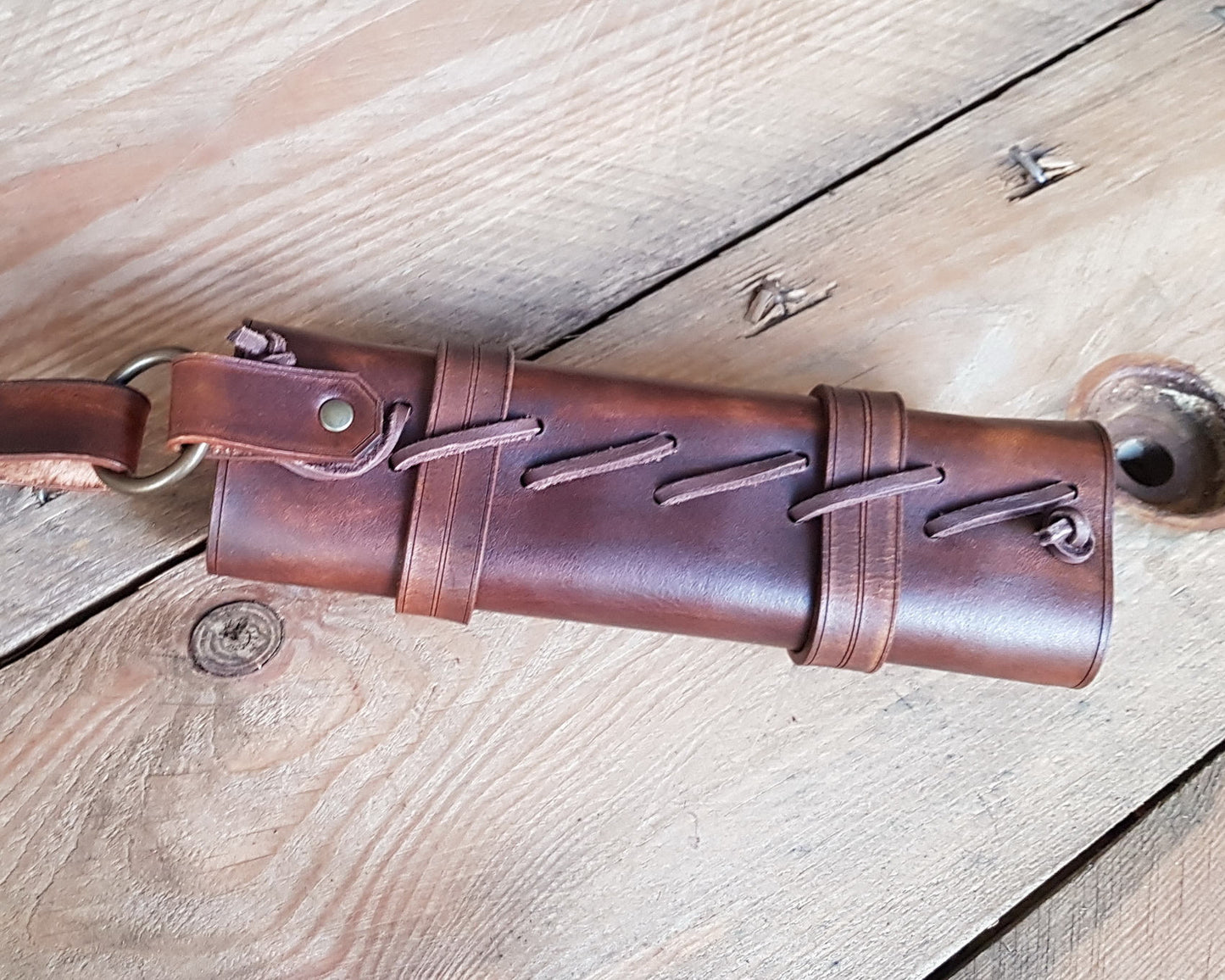 6 Small Potion leather case, vertical belt kit for LARP, Cosplay and Costume. Easily Carry six strong cristal bottle with cork