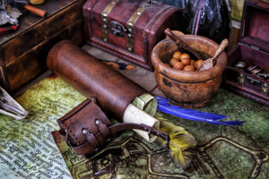 Leather Scroll Case