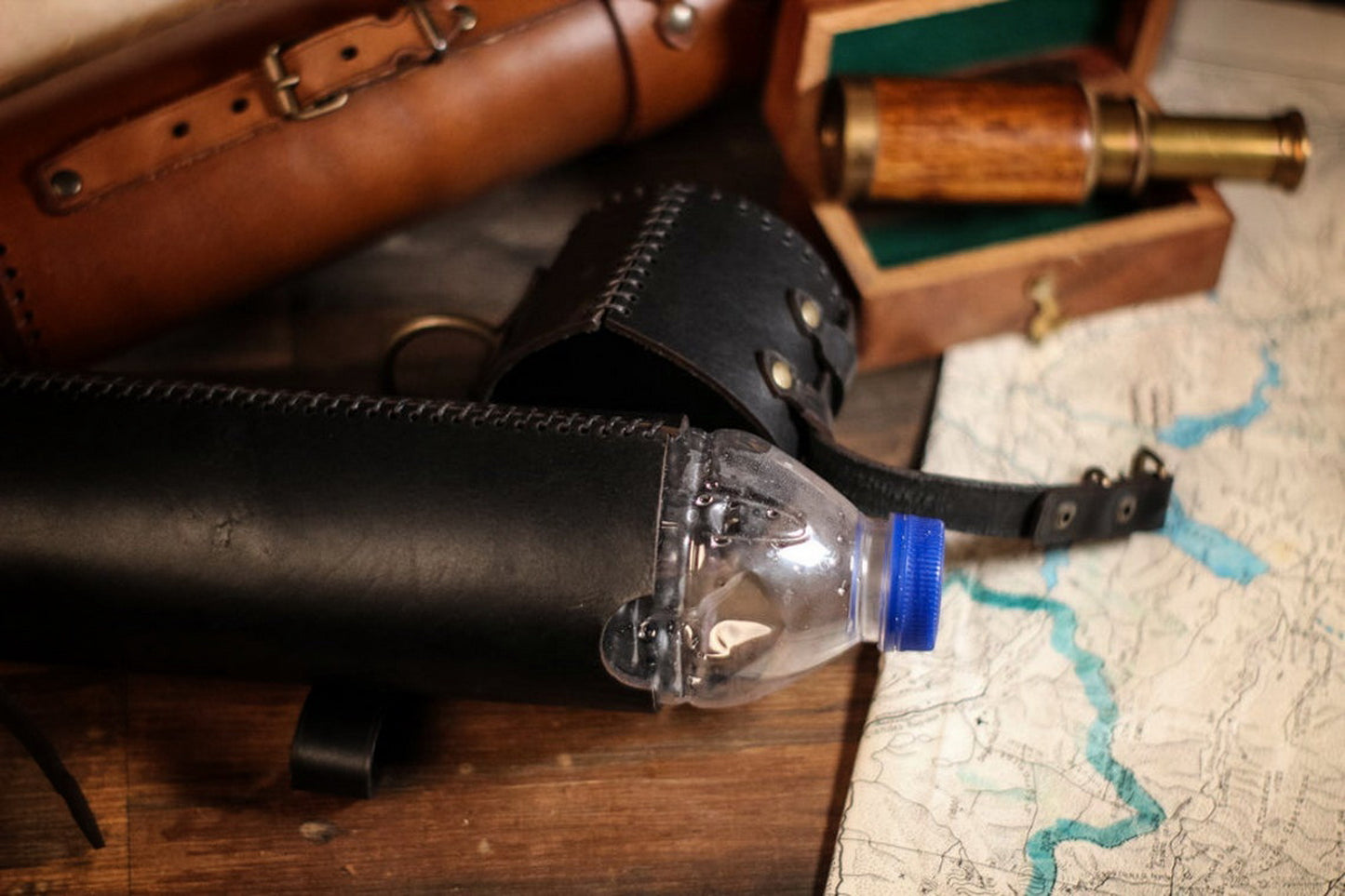Leather Scroll Case