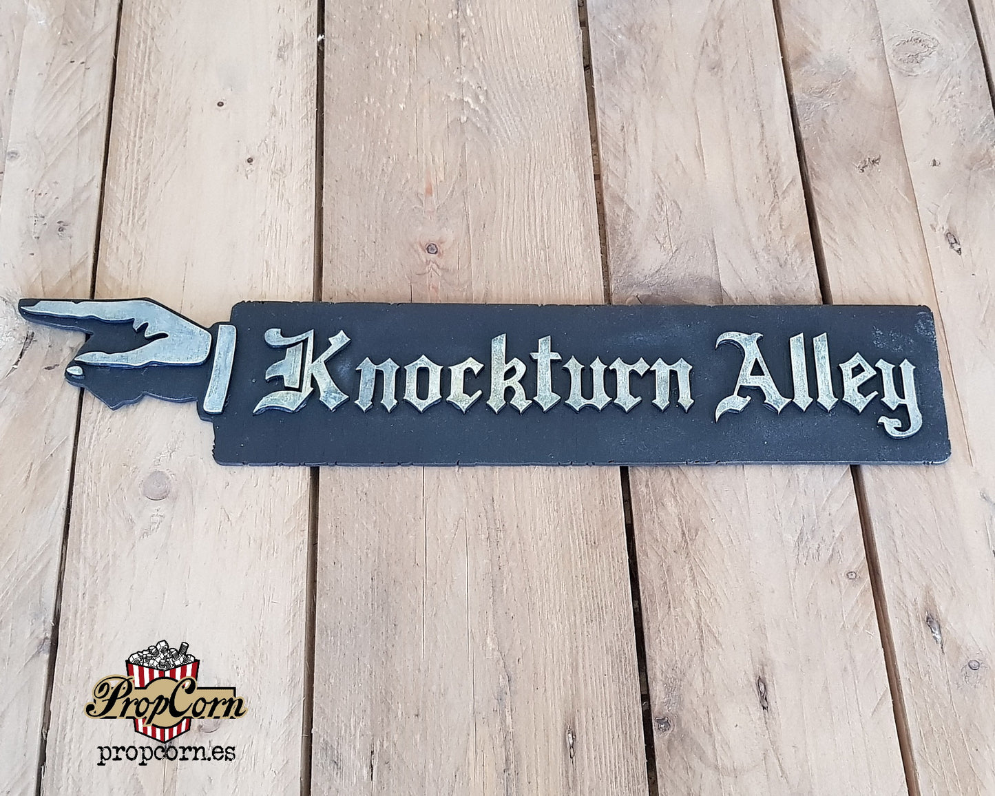 Knockturn Alley Wood Sign