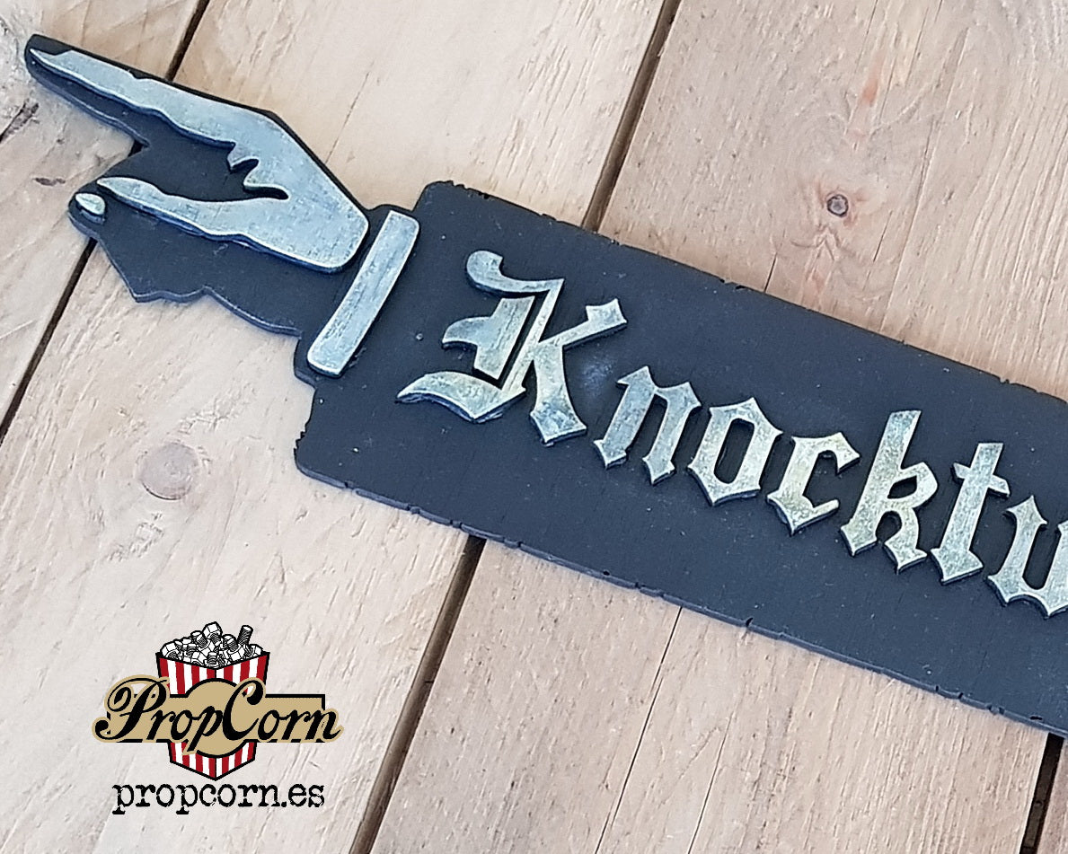 Knockturn Alley Wood Sign