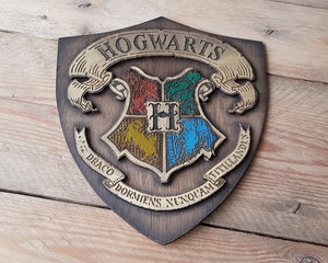 Hogwarts Wood Sign