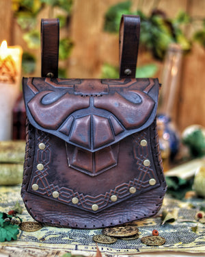 Leather Dwarf Face bag