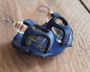 Belt Potion holder for two small bottles. Made of leather for adventurers, steampunk, alchemist, healers, cosplay or just to keep spices