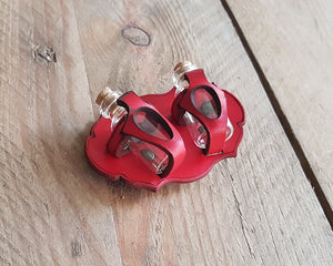 Belt Potion holder for two small bottles. Made of leather for adventurers, steampunk, alchemist, healers, cosplay or just to keep spices