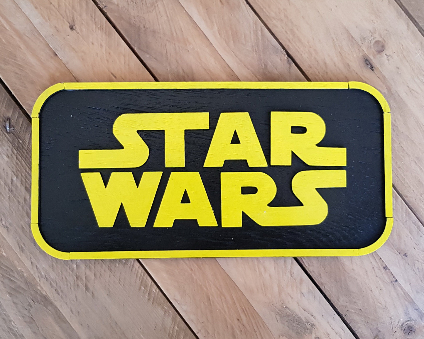 STAR WARS logo. Wood Sign.