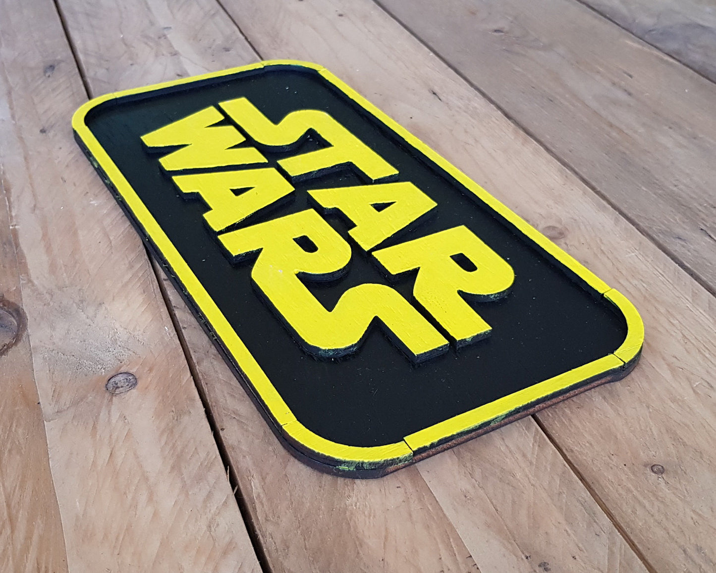 STAR WARS logo. Wood Sign.