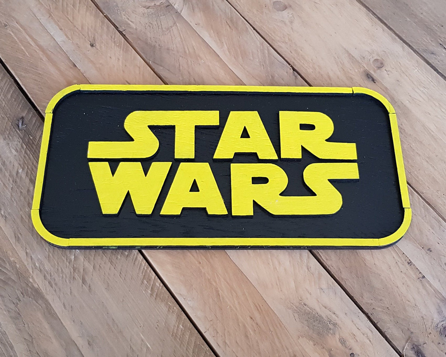 STAR WARS logo. Wood Sign.
