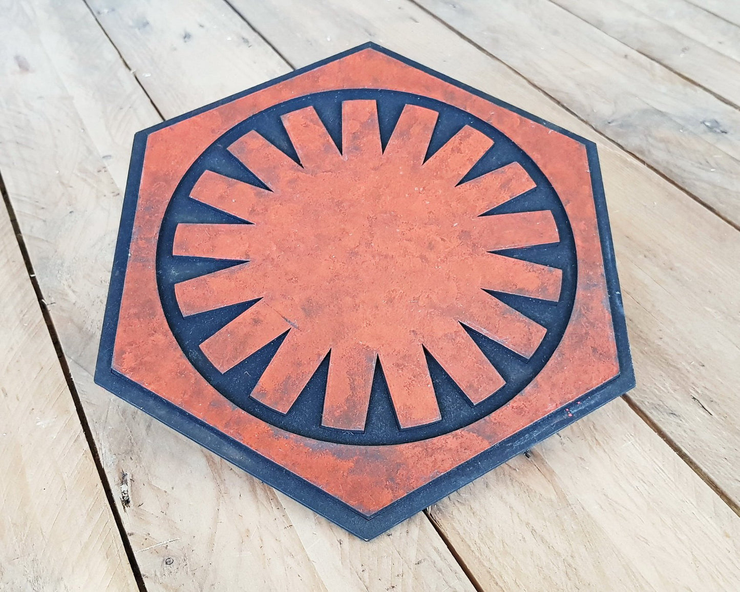 STAR WARS First Order logo. Wood Sign.