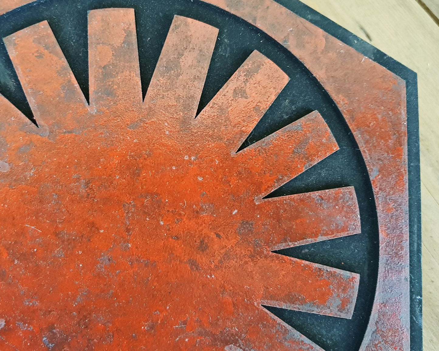 STAR WARS First Order logo. Wood Sign.