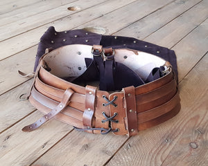 Shieldmaiden Viking Leather Belt and Tassets