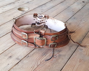 Shieldmaiden Viking Leather Belt and Tassets
