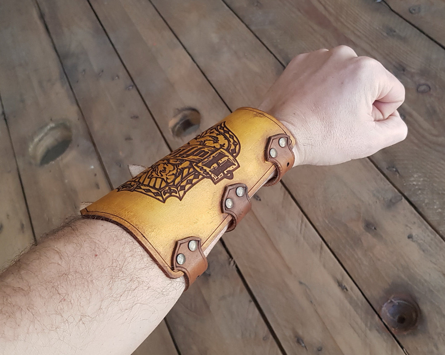 Hufflepuff bracer.