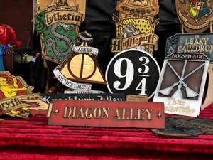 Diagon Alley Wood Sign