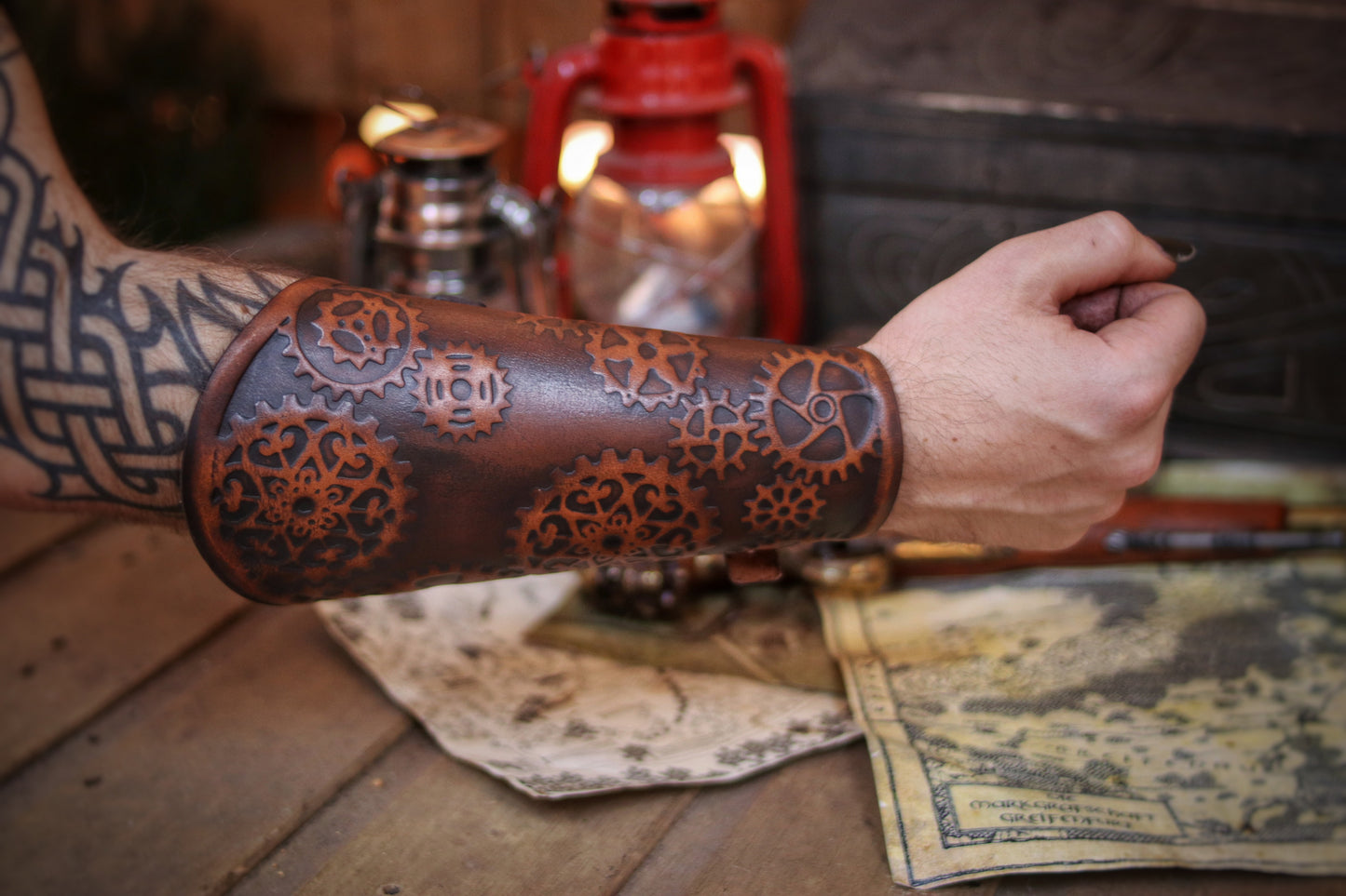 Steampunk Bracer Gears