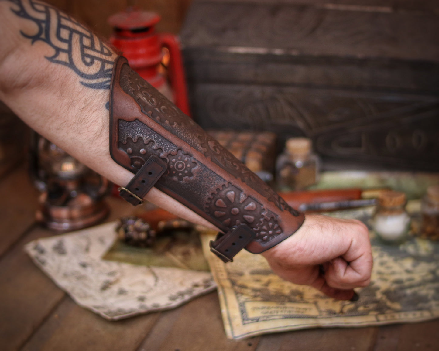 Steampunk Fantasy Bracer